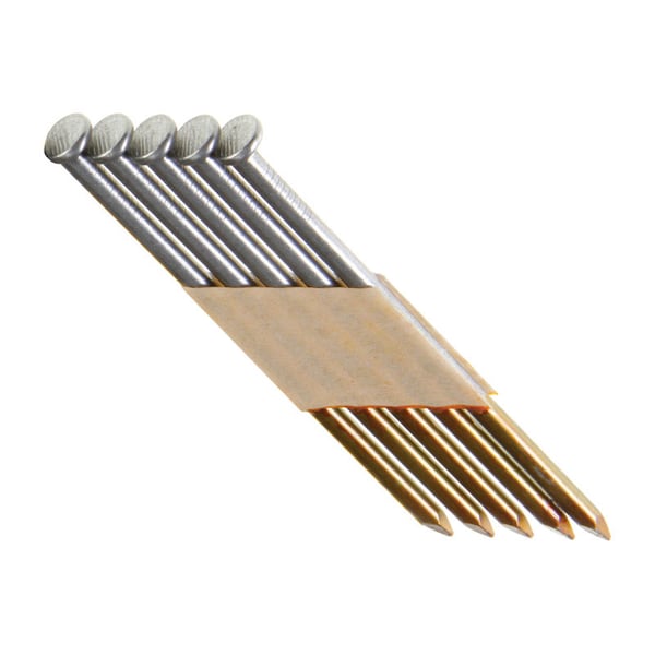 GripRite Collated Framing Nail, 31/4 in L, 12 ga, Hot Galvanized